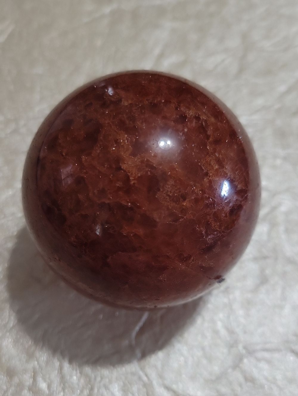Sphere - Decorative Crystal Ball Strawberry Quartz